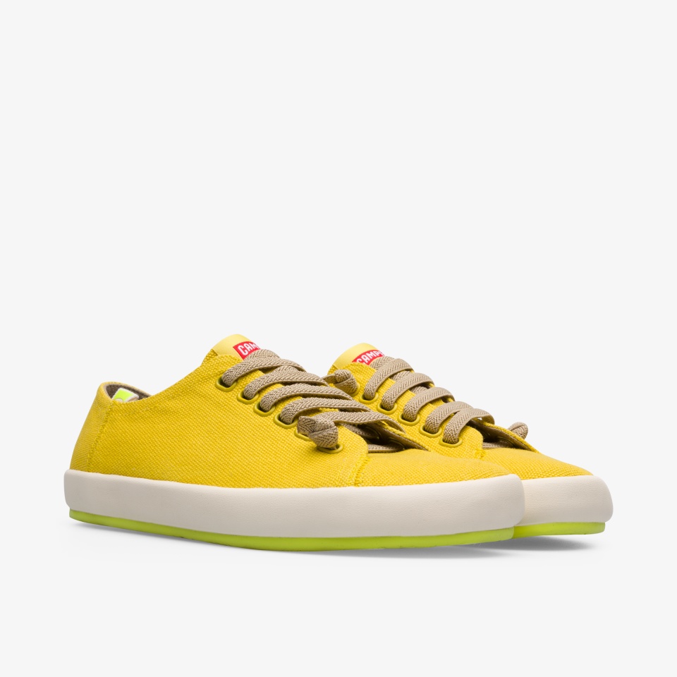 Tenis Camper Peu Rambla Mujer - Amarillo | Camper Online + 6472UHNXW